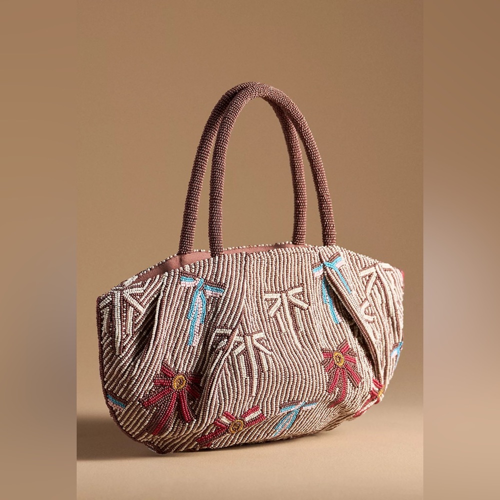 Anthropologie BEADED BOW BAG Style No. 91471094 NWT - Picture 2 of 3